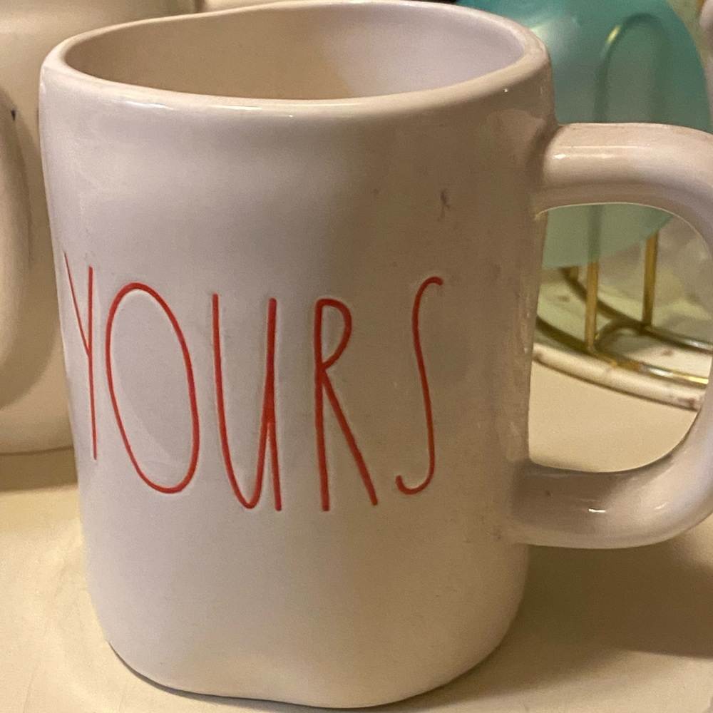 RAE DUNN- Yours and Mine mugs (set)